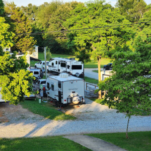 Parkers Crossroads RV Park & Campgrounds off Interstate 40 in Yuma Tennesee